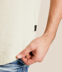 Nova Industries Ribbed T-Shirt Cream
