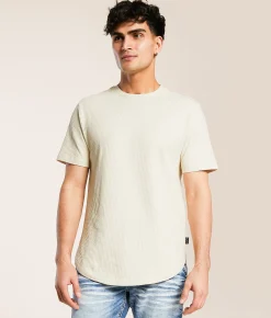 Nova Industries Ribbed T-Shirt Cream