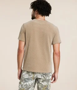 Tops | Nova Industries Ribbed T-Shirt Cream