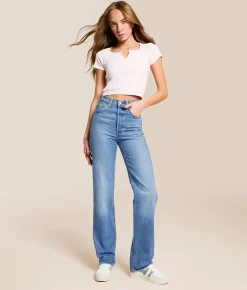 Levi's® Ribcage Straight Stretch Jean Dance Around Clearance