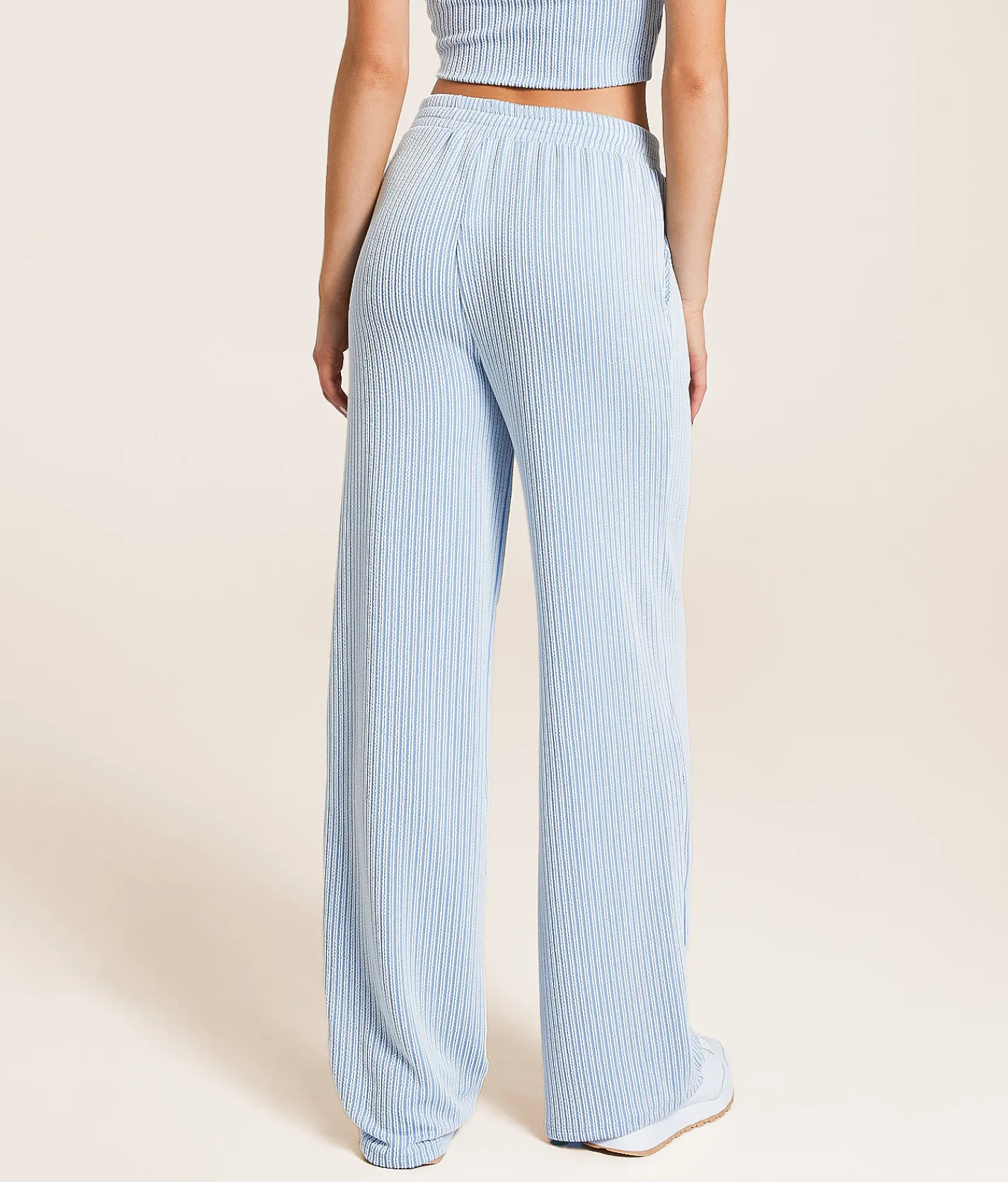 Willow & Root Rib Knit Wide Leg Pant DK Olive Online