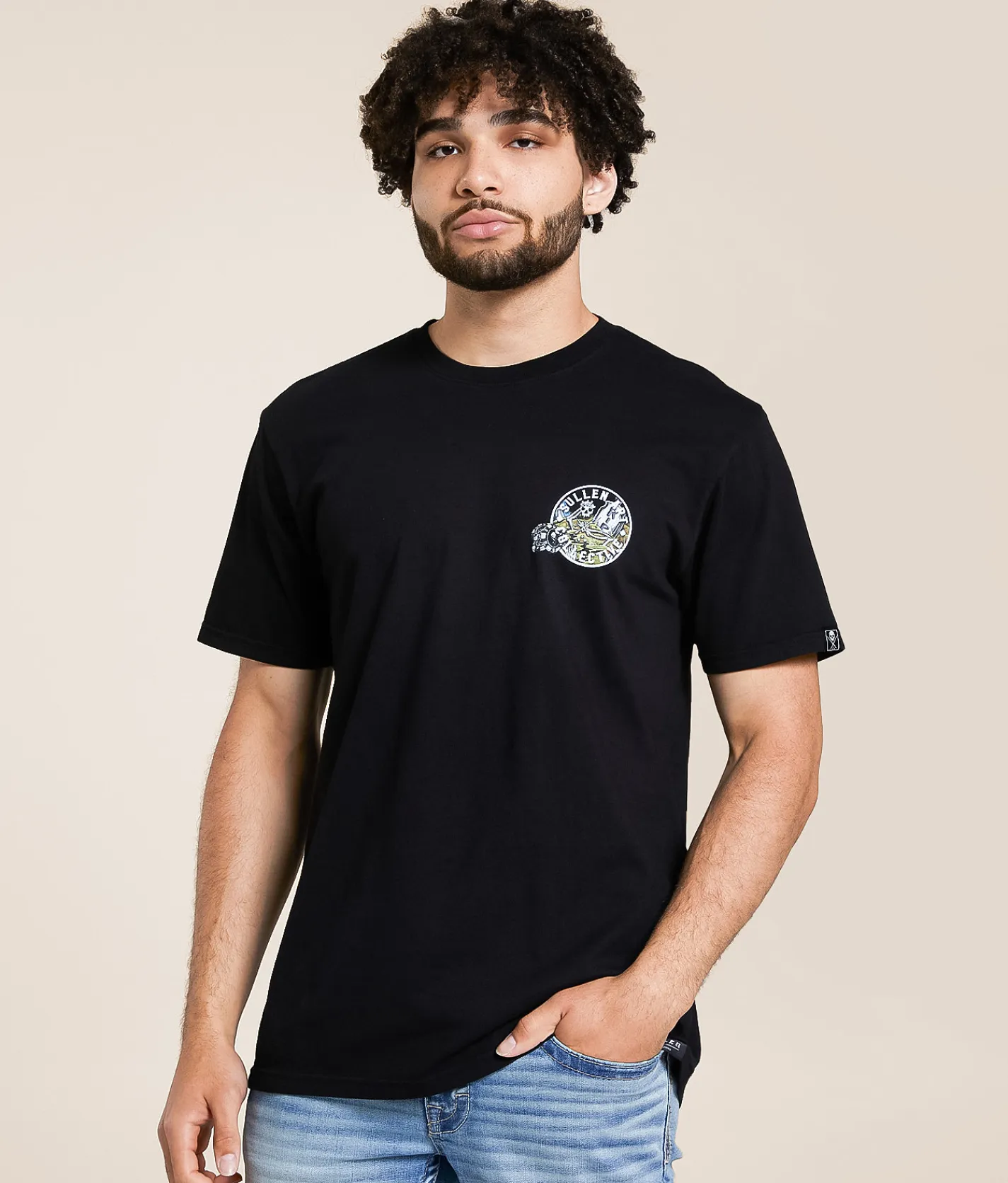Sullen Rick Trip T-Shirt Jet Black Online