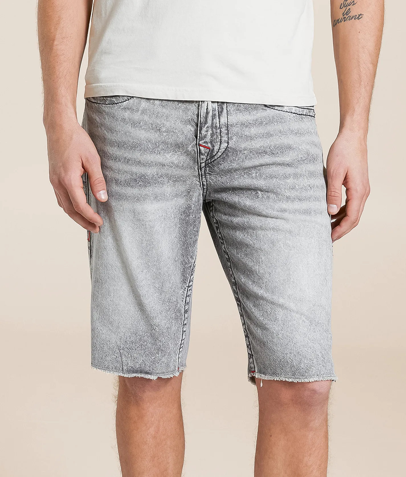Bottoms|Shorts | True Religion Ricky 12" Relaxed Short Rebel Trail Grey