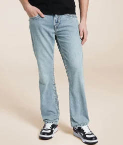 True Religion Ricky Relaxed Straight Jean Harrogate Green Wash Best