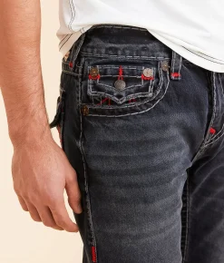 Sale Jeans|Bottoms | True Religion Ricky Relaxed Straight Jean Chanson Blue Blk Wash