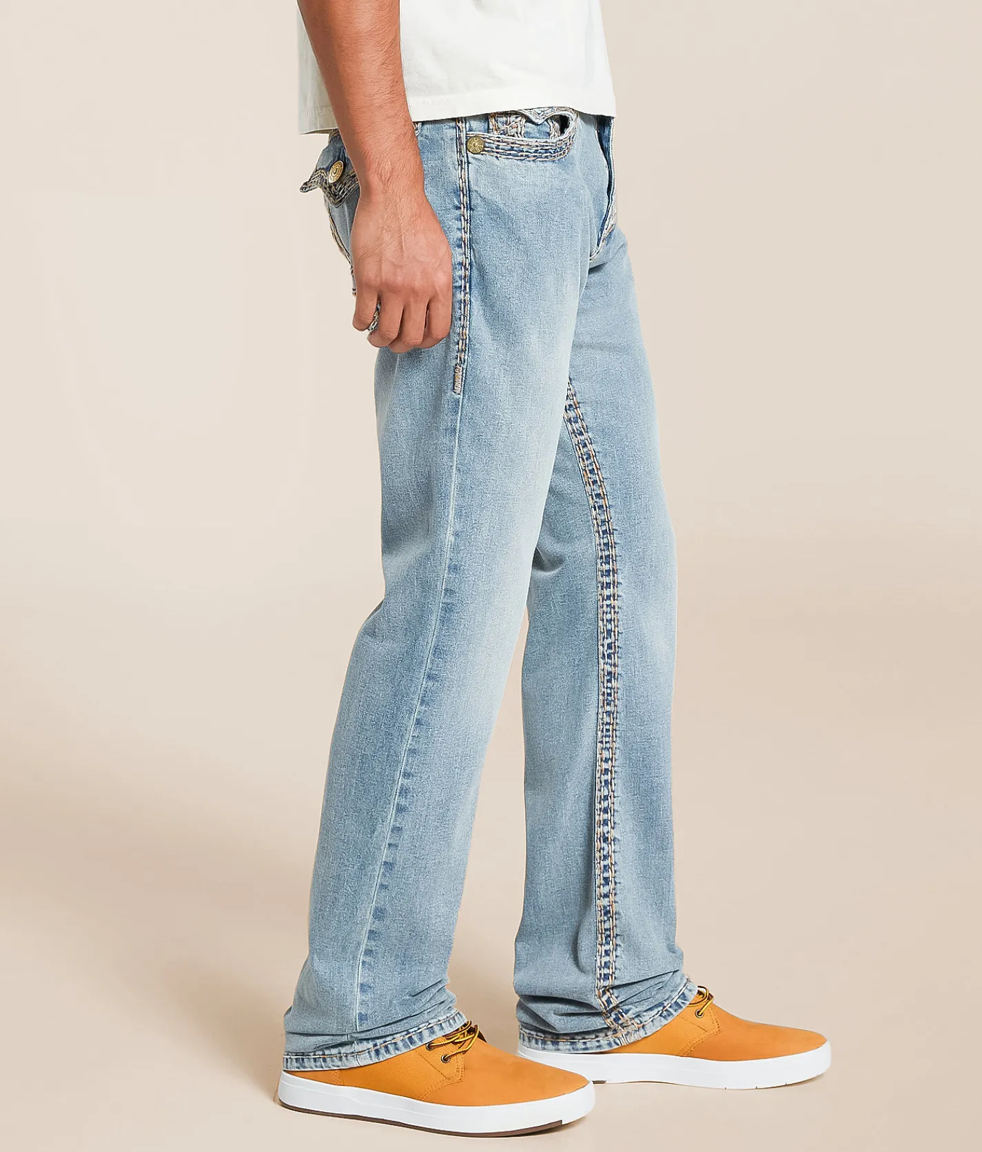 Bottoms|Jeans | True Religion Ricky Relaxed Straight Stretch Jean Light Wash