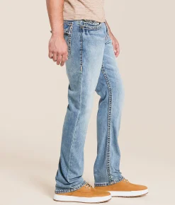 True Religion Ricky Relaxed Straight Stretch Jean Alley Loop Light Wash Online