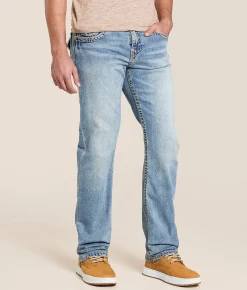 True Religion Ricky Relaxed Straight Stretch Jean Alley Loop Light Wash Online