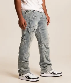 Jeans | True Religion Ricky Relaxed Straight Stretch Jean Grendal Light Wash