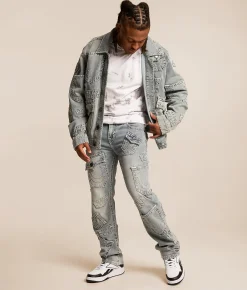 Jeans | True Religion Ricky Relaxed Straight Stretch Jean Grendal Light Wash