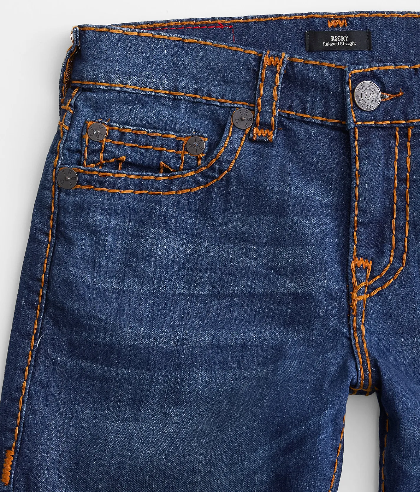Sale Jeans|Bottoms | True Religion Ricky Relaxed Straight Stretch Jean Diver Dark Wash