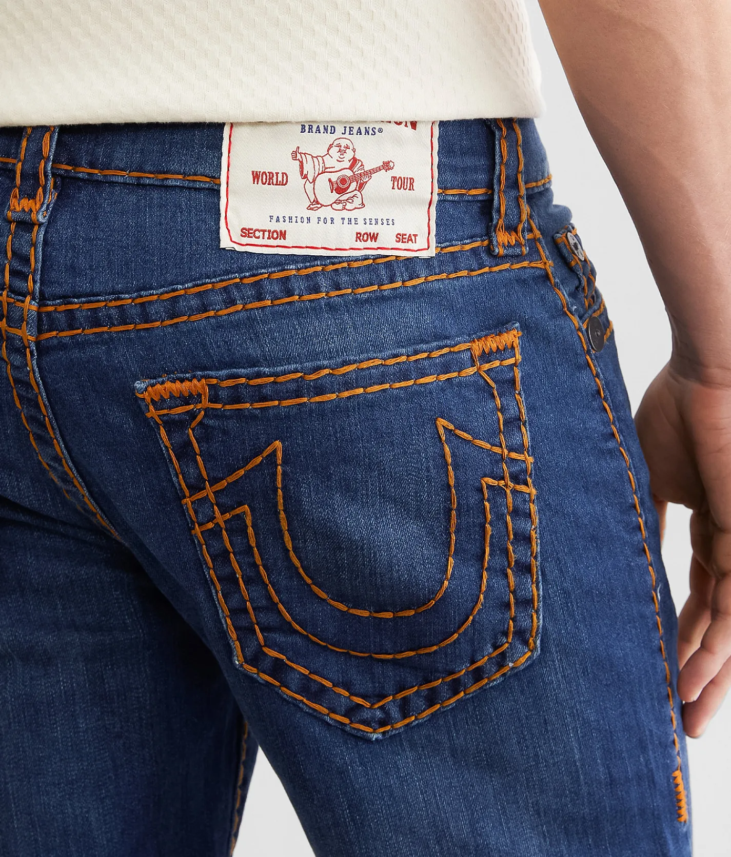 Sale Jeans|Bottoms | True Religion Ricky Relaxed Straight Stretch Jean Diver Dark Wash