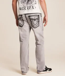 Bottoms|Jeans | True Religion Ricky Relaxed Straight Stretch Jean Gritstone Grey