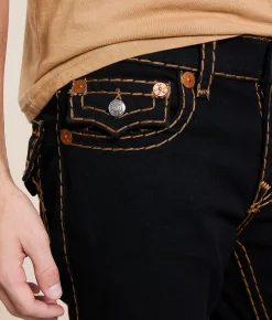 Bottoms|Jeans | True Religion Ricky Relaxed Straight Stretch Jean Black Rinse