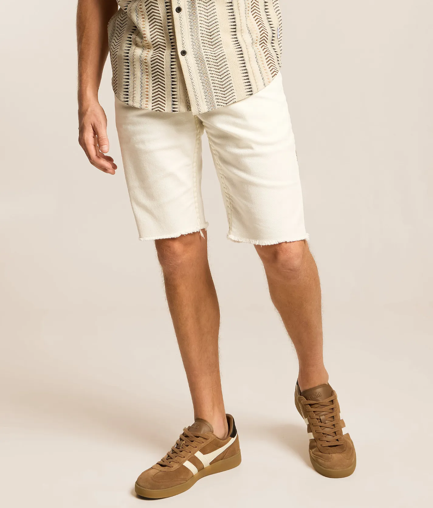 True Religion Ricky Stretch Short Ecru Best