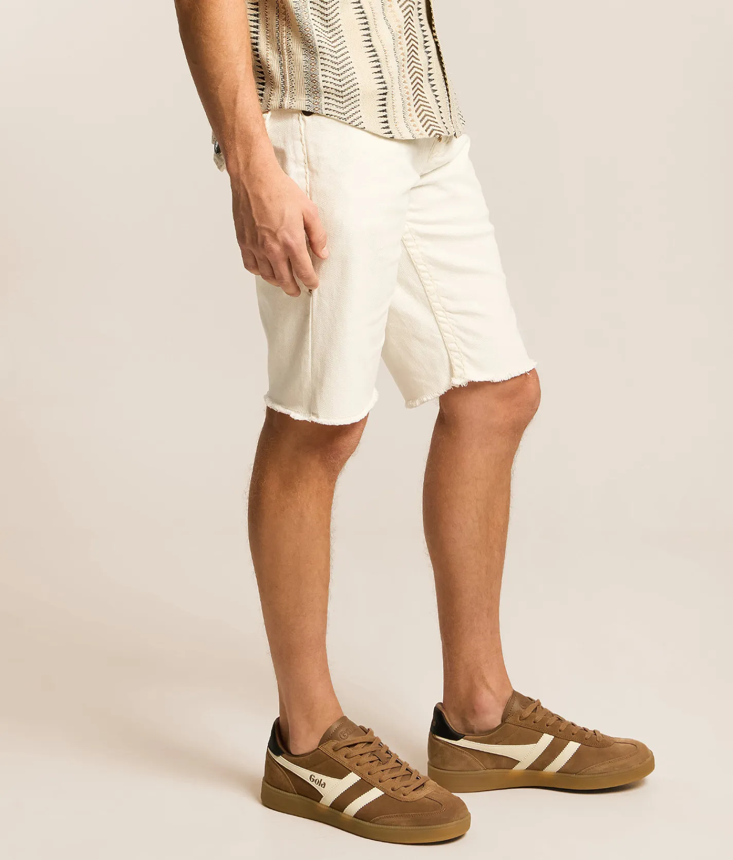 True Religion Ricky Stretch Short Ecru Best
