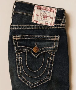 True Religion Ricky Stretch Short Dark Wash New