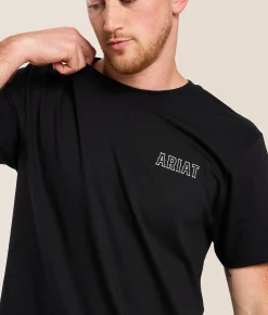 Tops|Graphic T-Shirts | Ariat Ride For Freedom T-Shirt Black