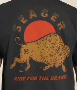 Graphic T-Shirts | Seager Ride For The Brand T-Shirt Vintage Black