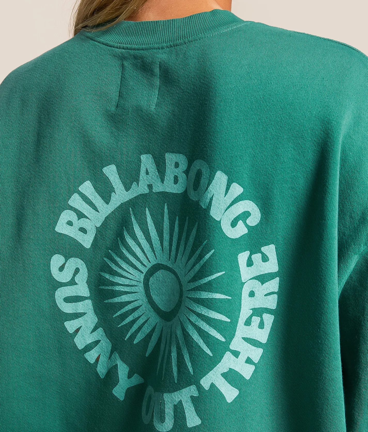 Tops | Billabong Ride In Oversized Pullover Evergreen