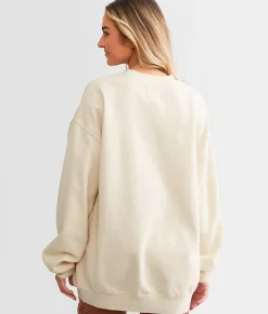 Tops | Billabong Ride In Oversized Pullover Bliss Blue