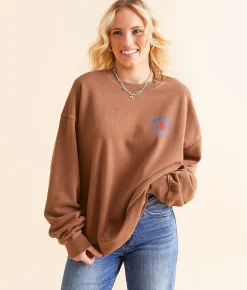 Billabong Ride In Oversized Pullover Toasted Coconut