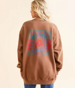 Billabong Ride In Oversized Pullover Toasted Coconut