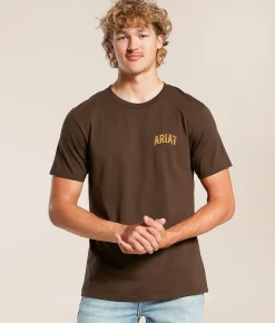 Tops|Graphic T-Shirts | Ariat Ride Like Lightning T-Shirt Demitasse