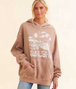 Billabong Ride Out Hooded Sweatshirt Sweet Earth Clearance