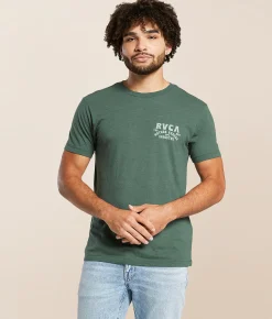 RVCA Ridge T-Shirt Balsam Green New