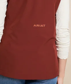 Tops|Coats & Jackets | Ariat Rion Performance Stretchshell Vest Madder Brown