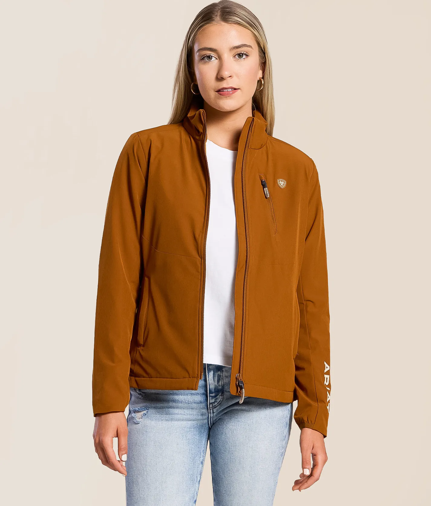 Tops|Coats & Jackets | Ariat Rion Performance Stretchshell Jacket Chesnut