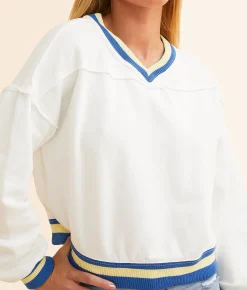 Tops | Free People Rio Pullover Ivory Combo