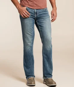 Salvage Riot Boot Stretch Jean Chrome Stout