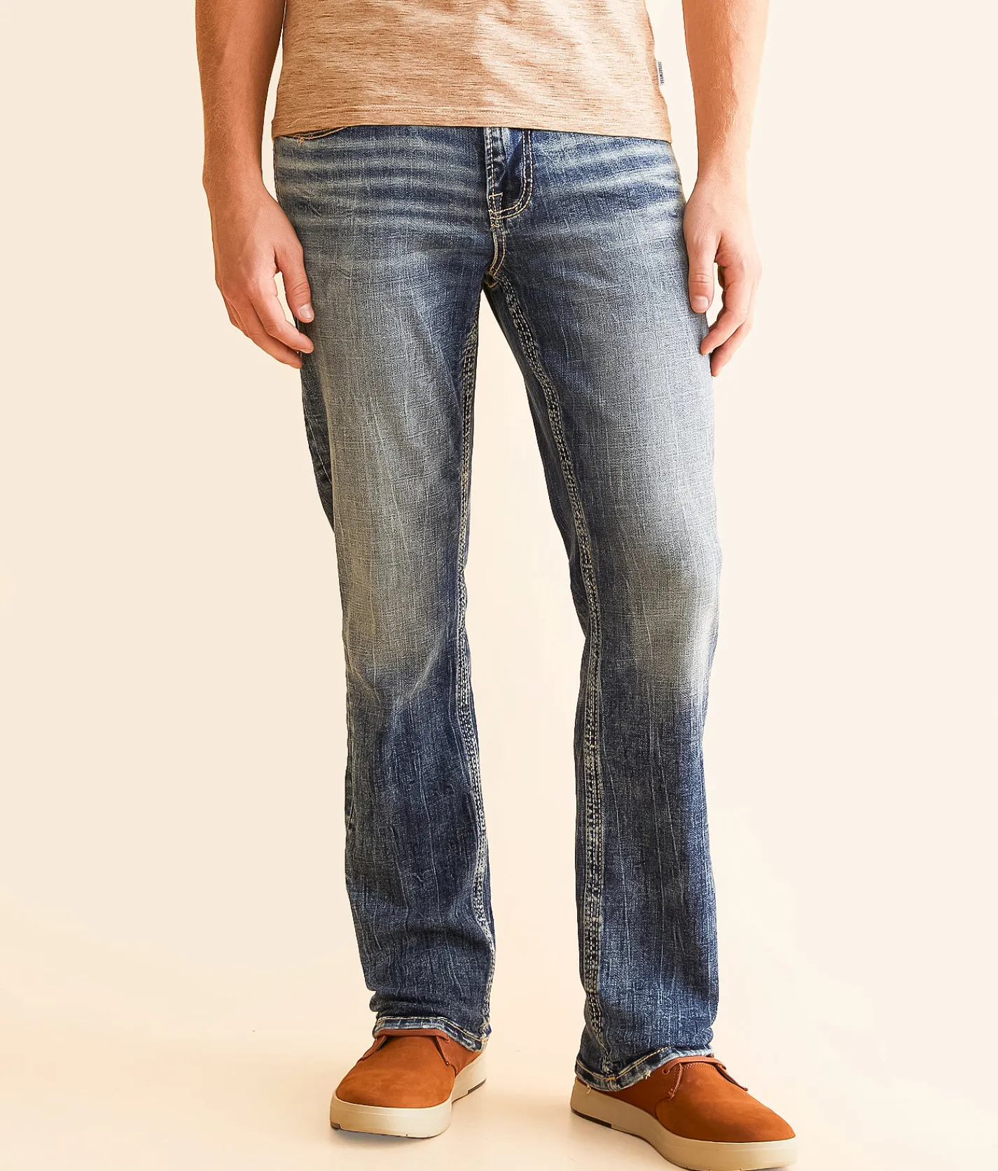 Salvage Riot Taper Stretch Jean Red Spectra