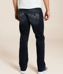 Salvage Riot Taper Stretch Jean Snow Cat New
