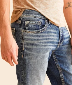 Jeans | Salvage Riot Taper Stretch Jean Red Spectra