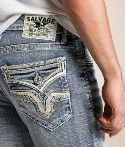 Bottoms|Jeans | Salvage Riot Taper Stretch Jean Epsilon Octopus