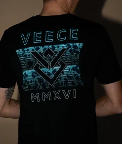 Tops|Graphic T-Shirts | Veece Ripple Fade T-Shirt Black