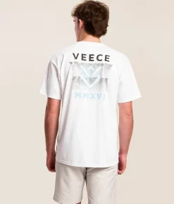 Veece Ripple Fade T-Shirt White Sale