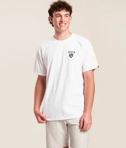 Veece Ripple Fade T-Shirt White Sale
