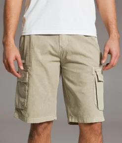 BKE Ripstop Athletic Cargo Short Pelican Hot