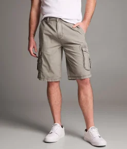 BKE Ripstop Athletic Cargo Short Grey Best