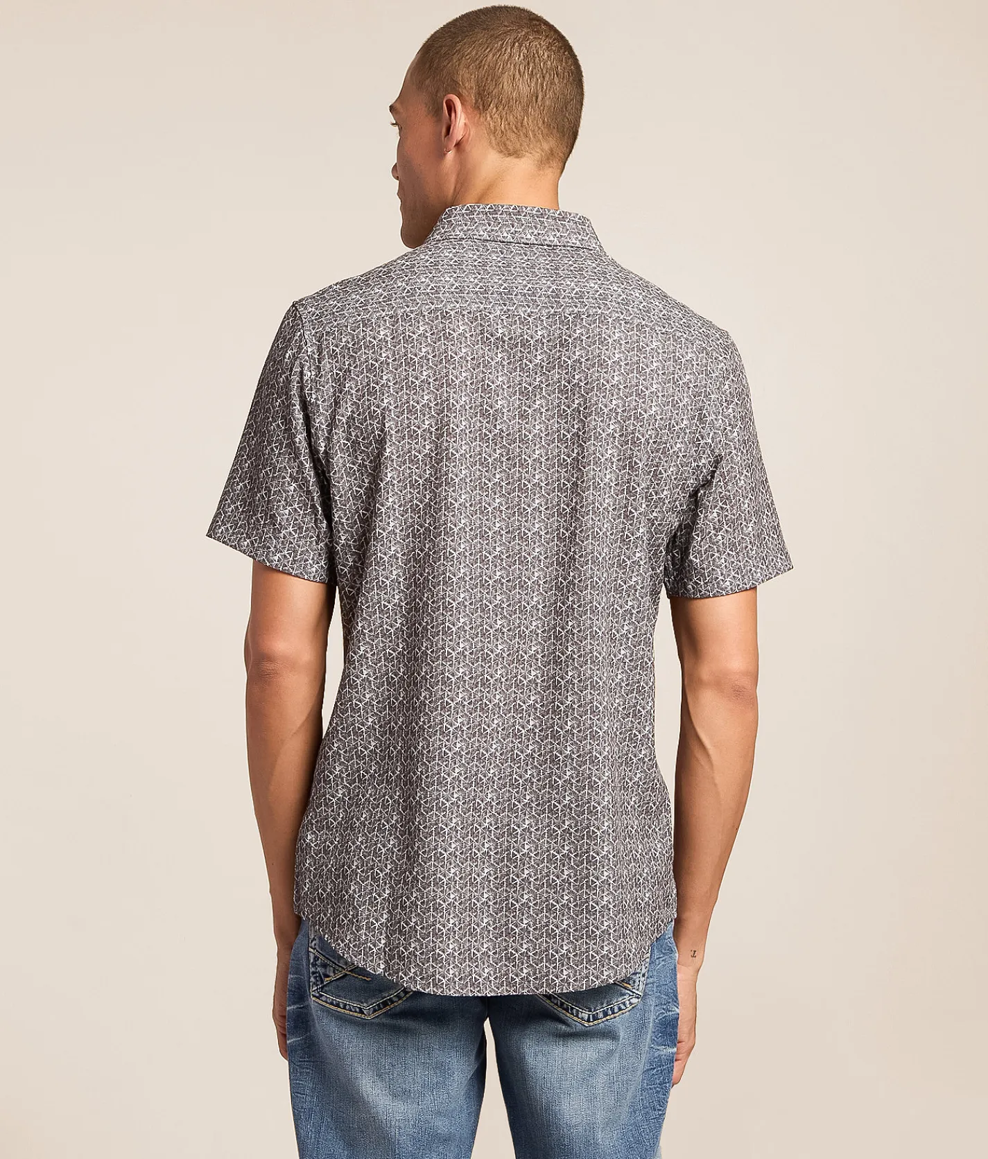 Tops | J.B. Holt Ripstop Athletic Performance Stretch Shirt White Black