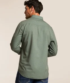 J.B. Holt Ripstop Standard Performance Stretch Shirt Green