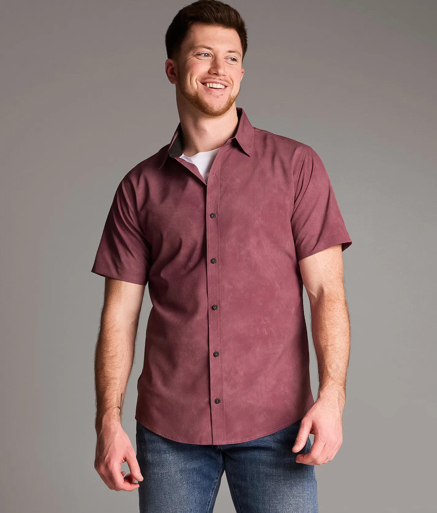 Tops | Maven Co-op Ripstop Standard Performance Stretch Shirt Raisin