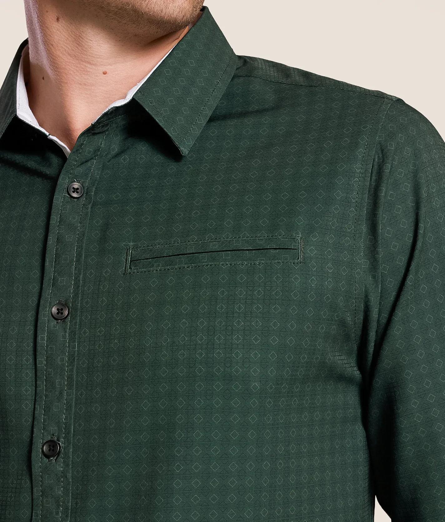 J.B. Holt Ripstop Standard Stretch Shirt Green