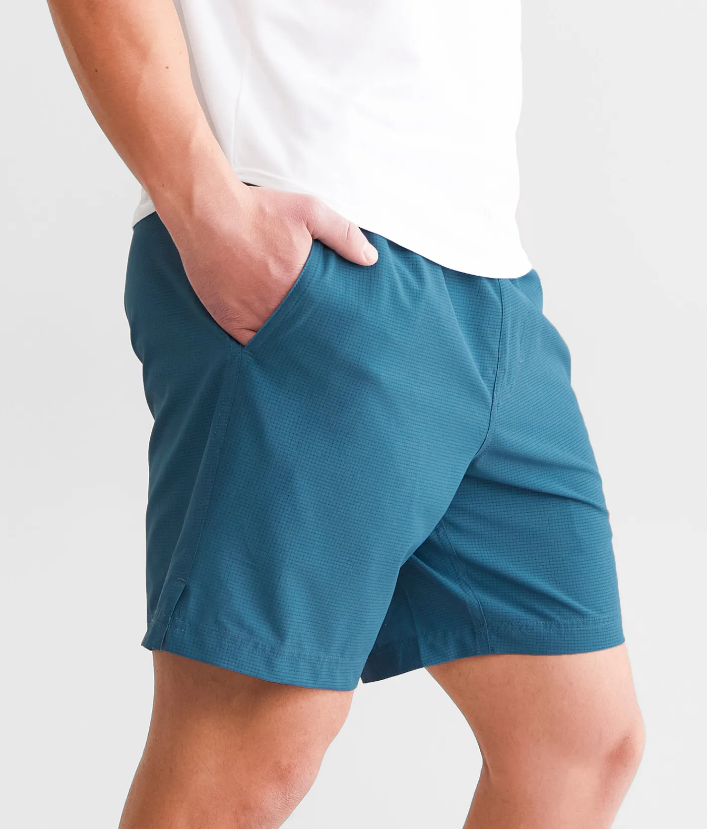 Bottoms|Activewear | Maven Co-op Ripstop Workout Stretch Short Denim