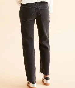 Free People Risk Taker High Rise Straight Stretch Jean Main Squeeze New