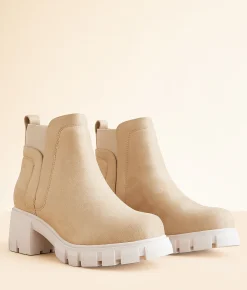 Shoes | Soda Ritah Lug Chelsea Ankle Boot Clay